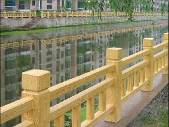 河南批发仿木栏杆 园林艺术仿木护栏
