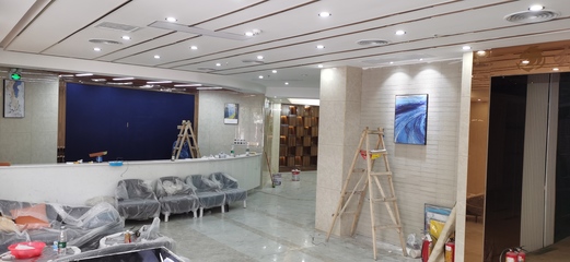 常平雄狮大酒店250㎡装修工地图_现场施工图文直播